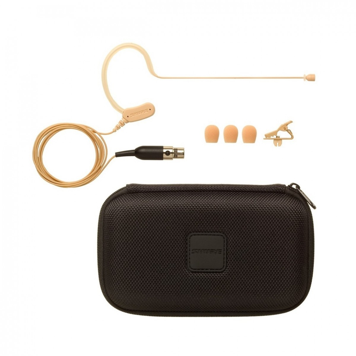 Shure MX153-TQG Earset Headworn Microphone, Tan