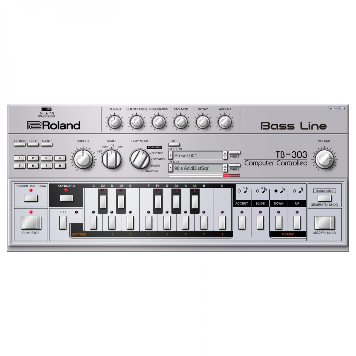 Roland Cloud TB-303 Virtual Instrument