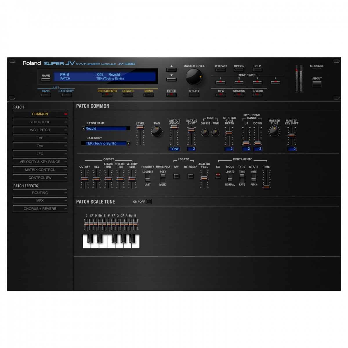 Roland Cloud JV-1080 Virtual Instrument