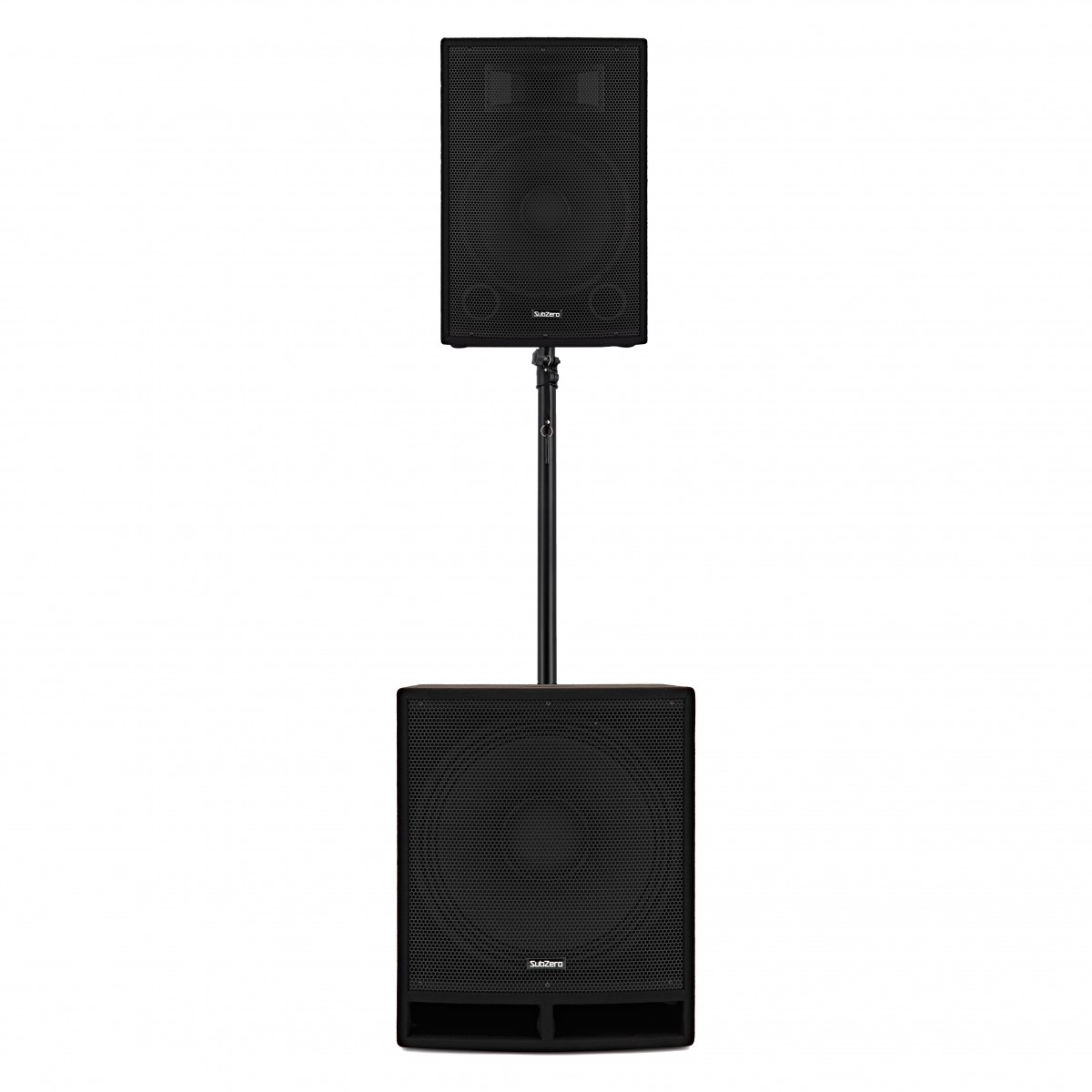 SubZero 15'' Active Carpet PA Speaker with 18'' Active Carpet Subwoofer