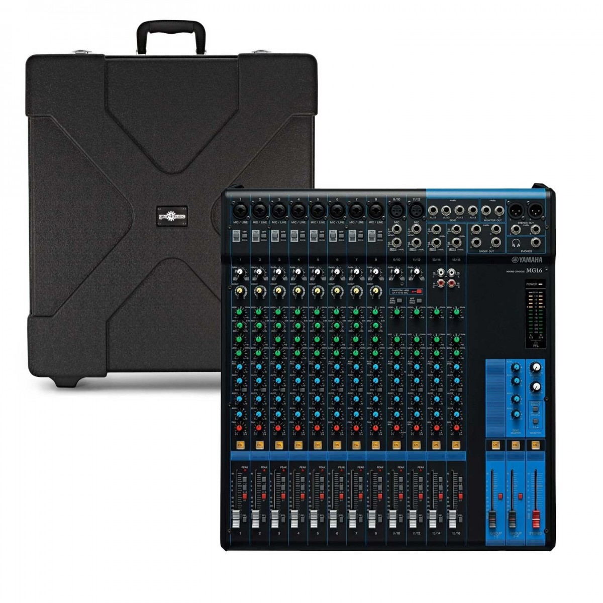 Yamaha MG16 Analog Mixer with Pop Up Case