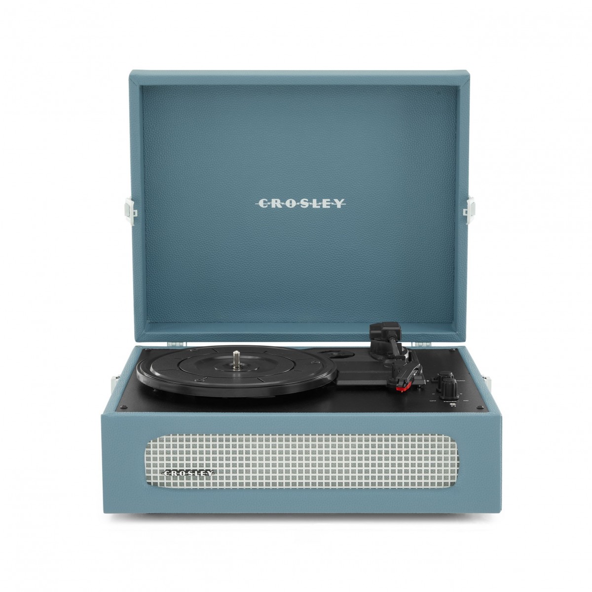 Crosley Voyager Portable Turntable with Bluetooth Out, Washed Blue