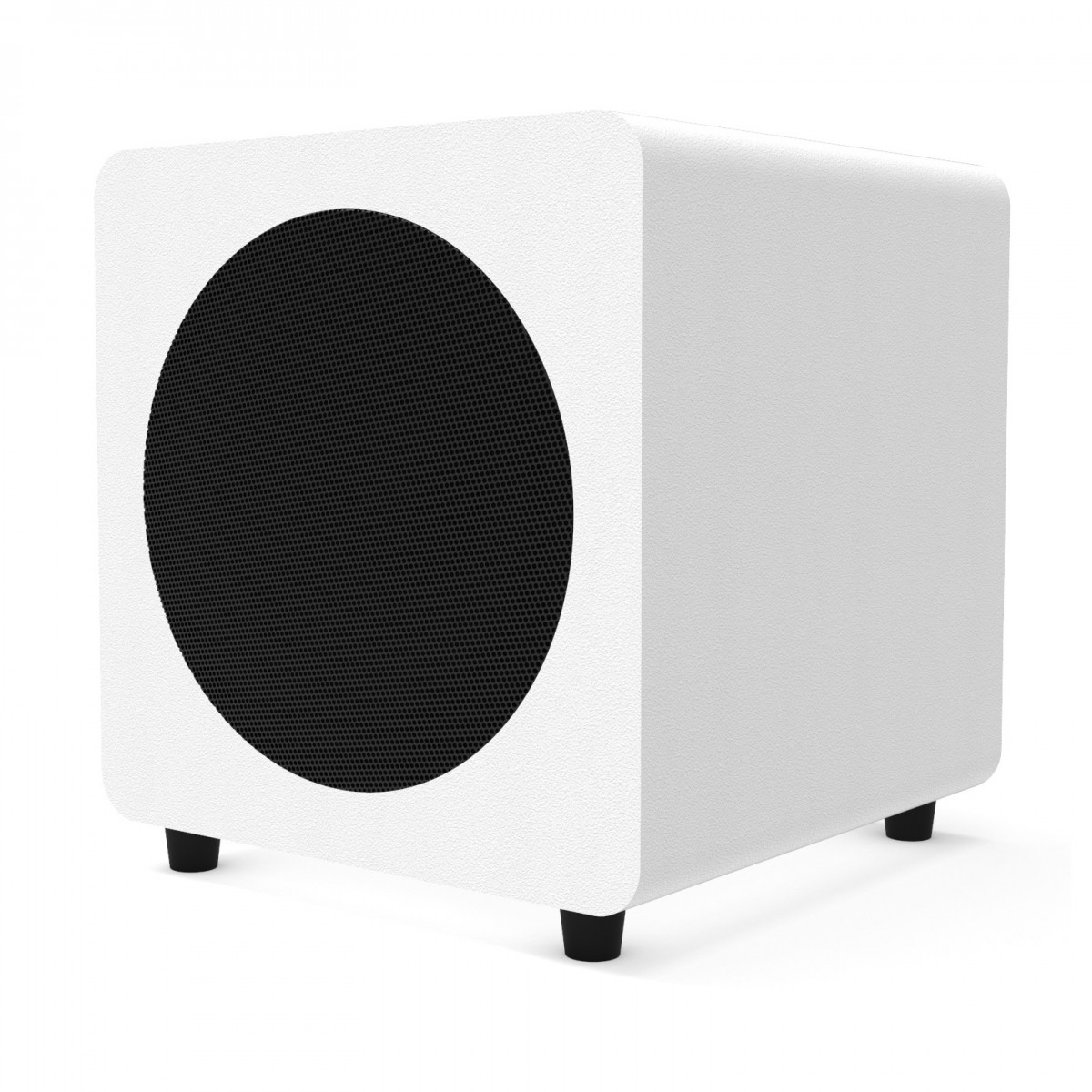 Kanto SUB8 Vinyl Subwoofer - Matte White