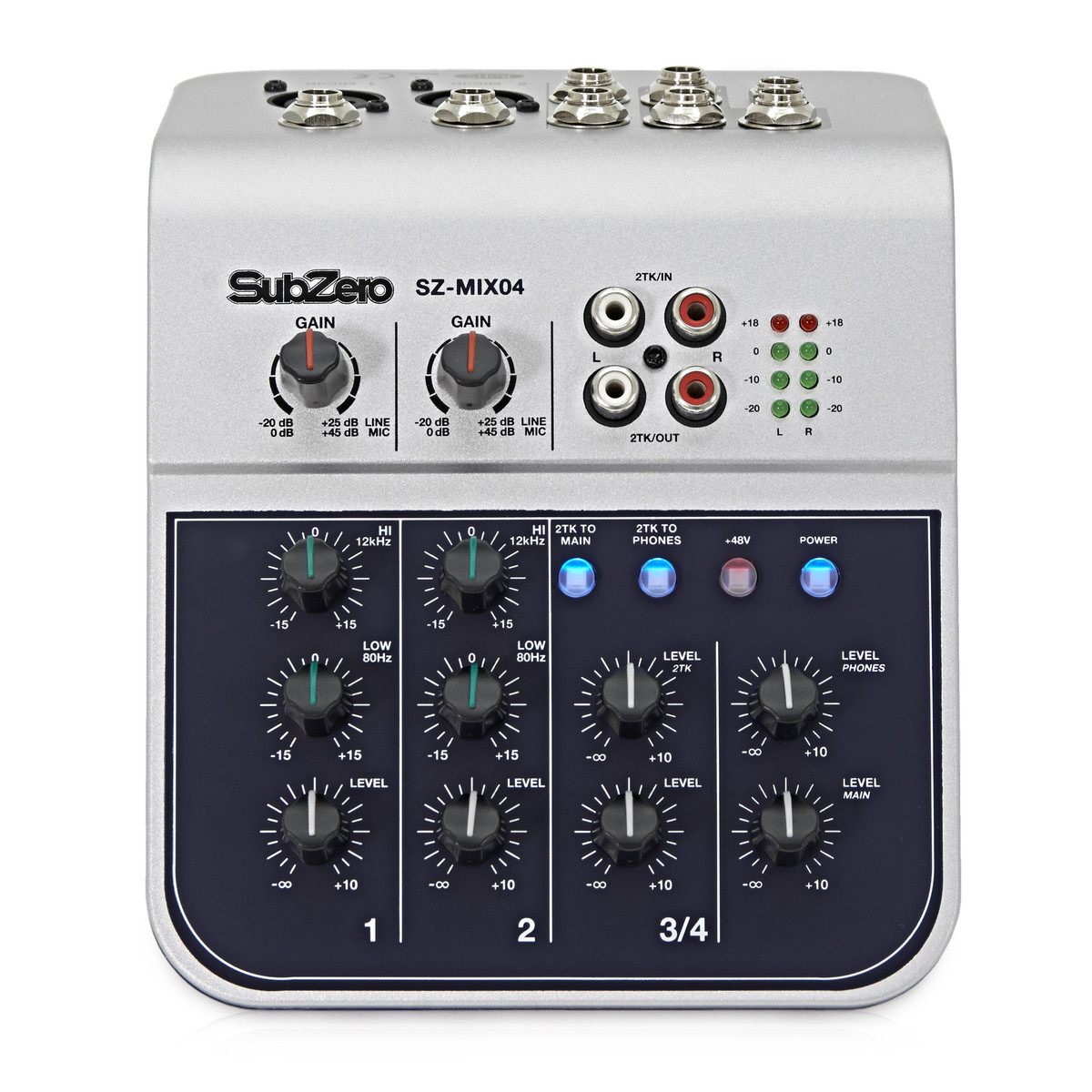 SubZero SZ-MIX04 4-Channel Mini Mixer