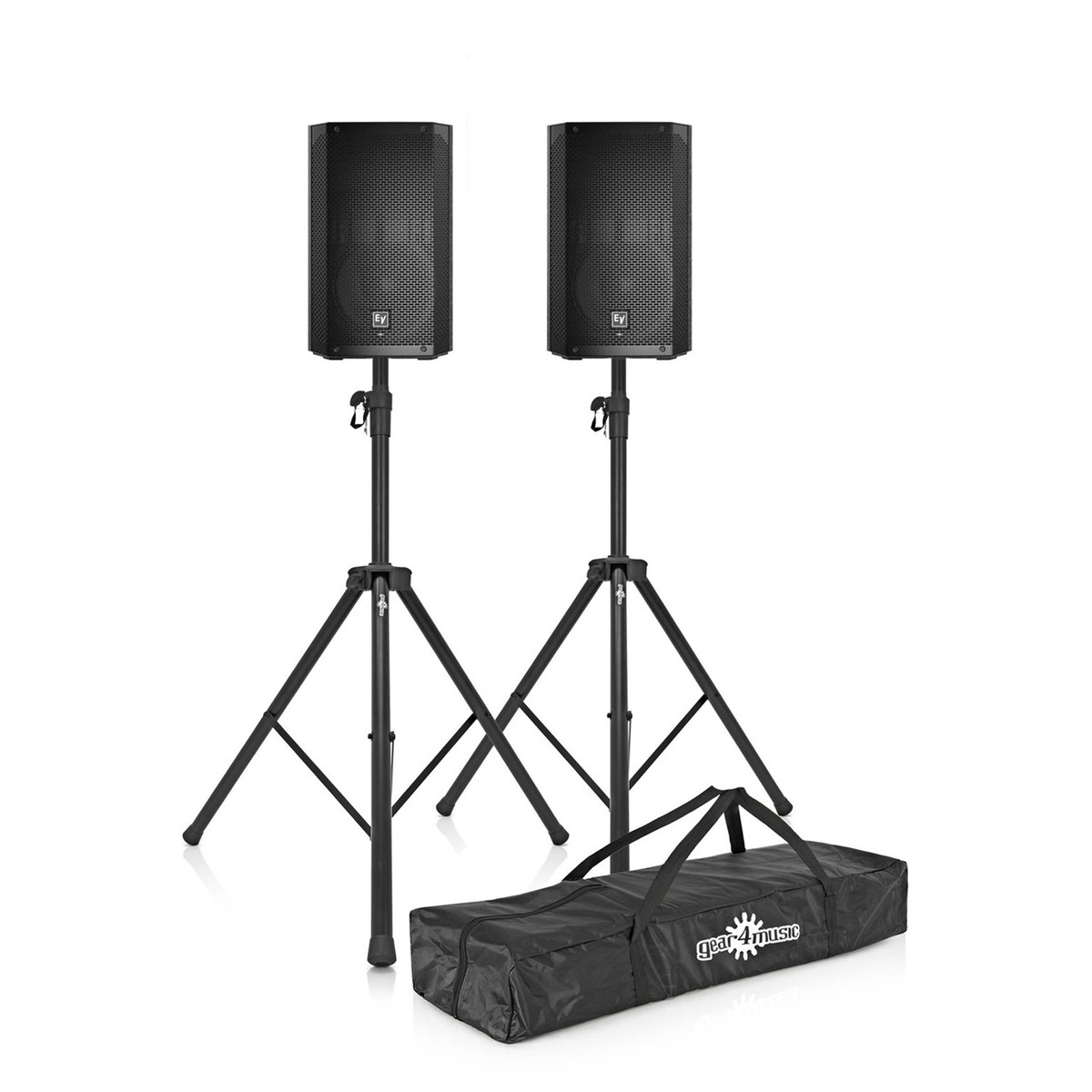 Electro-Voice ELX200-12 12'' Passive PA Speakers with Stands