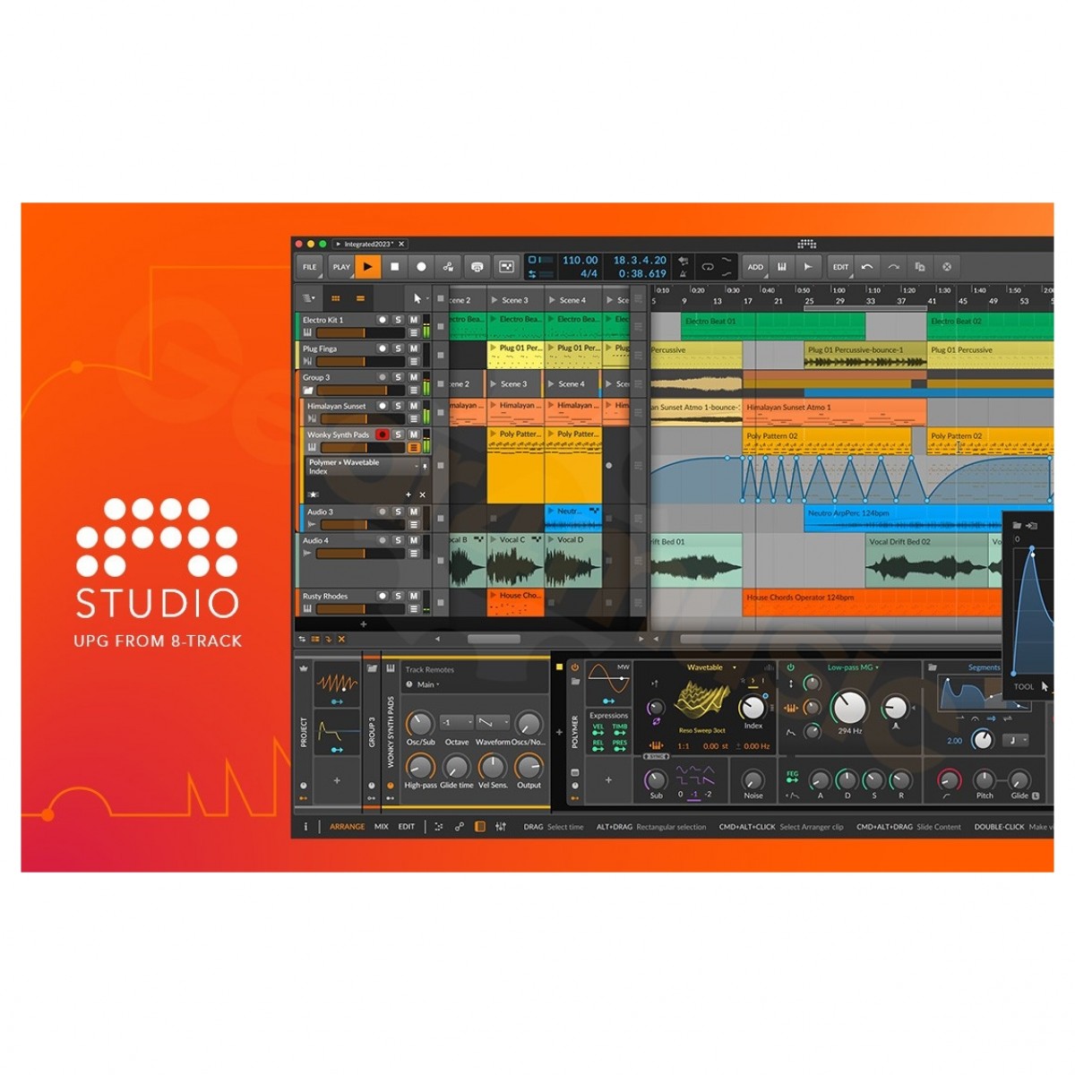 Bitwig Studio Upgrade from 8-Track