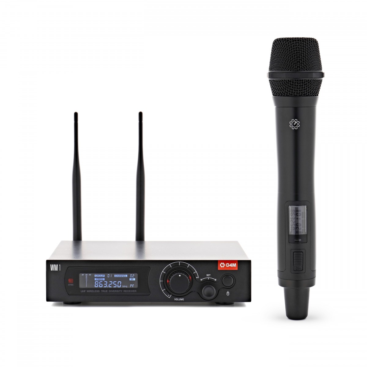 G4M True Diversity Single Wireless System, Handheld Mic