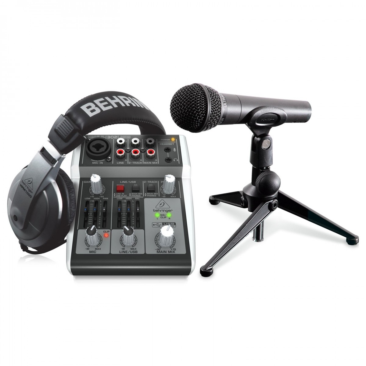 Behringer PODCASTUDIO 2 USB Complete Podcasting Bundle