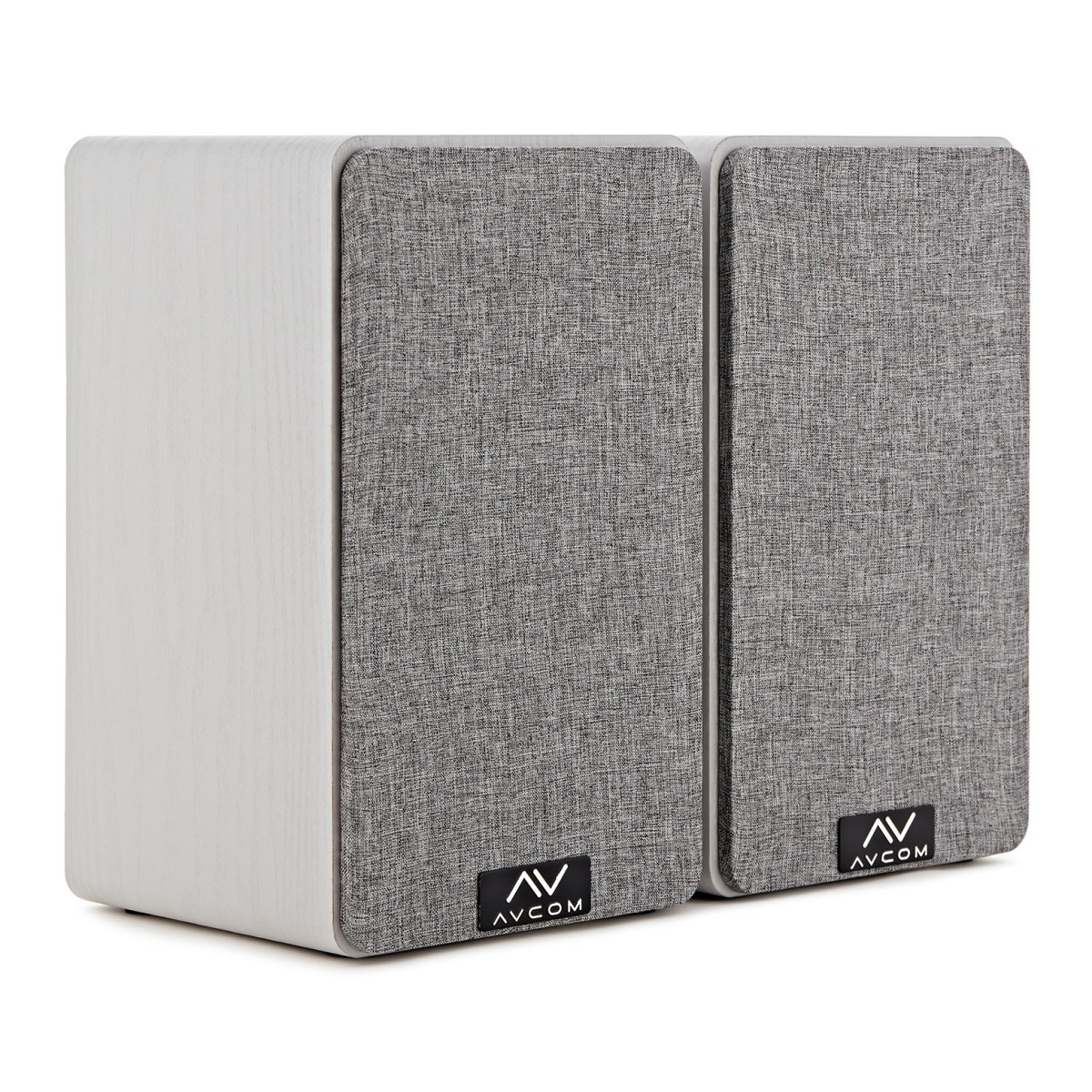 AVCOM 5'' Bookshelf Speaker Pair, White