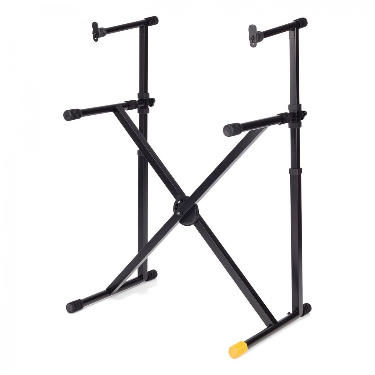 Hercules EZLOK Double Brace 2 Tier Keyboard Stand