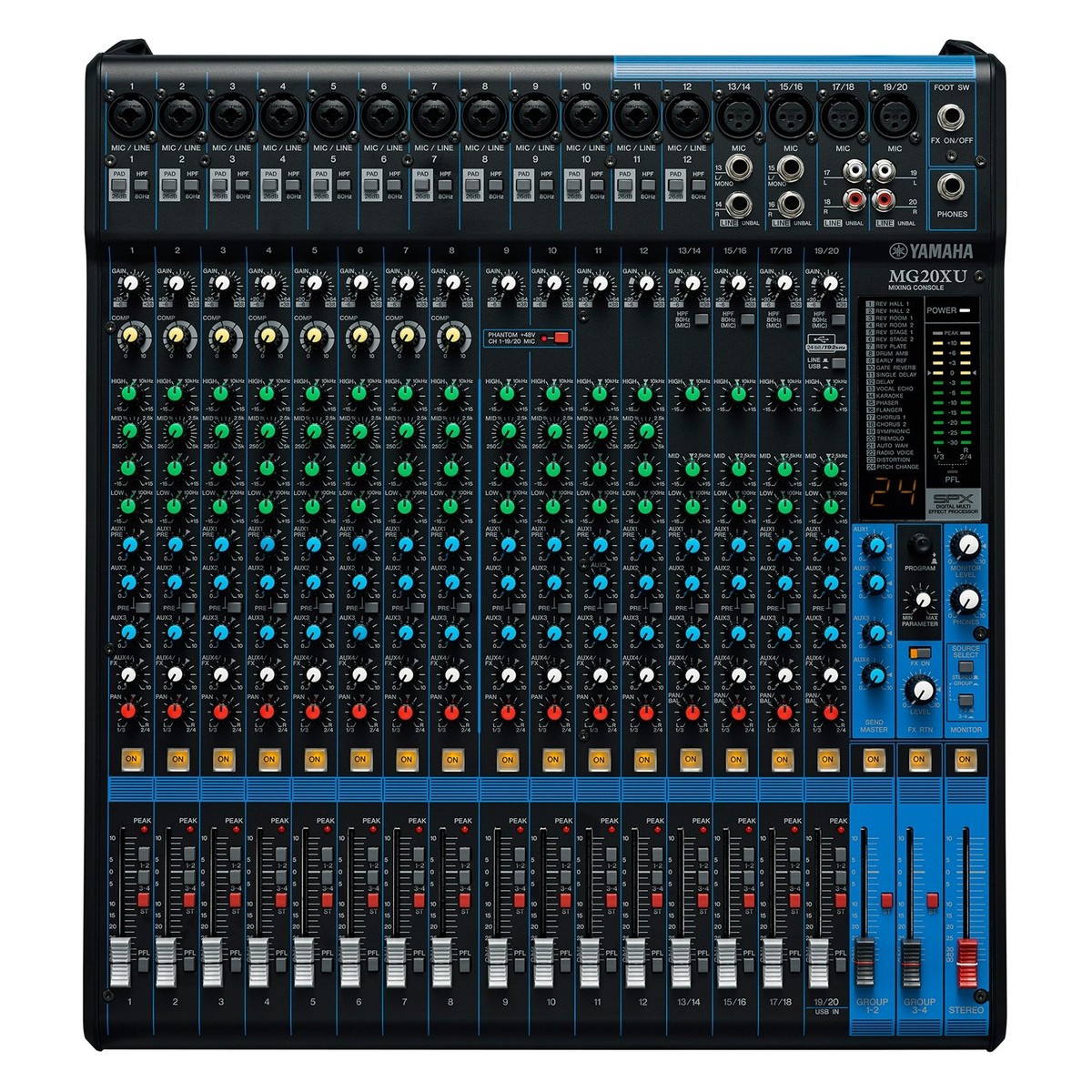Yamaha MG20XU Analog USB Mixer
