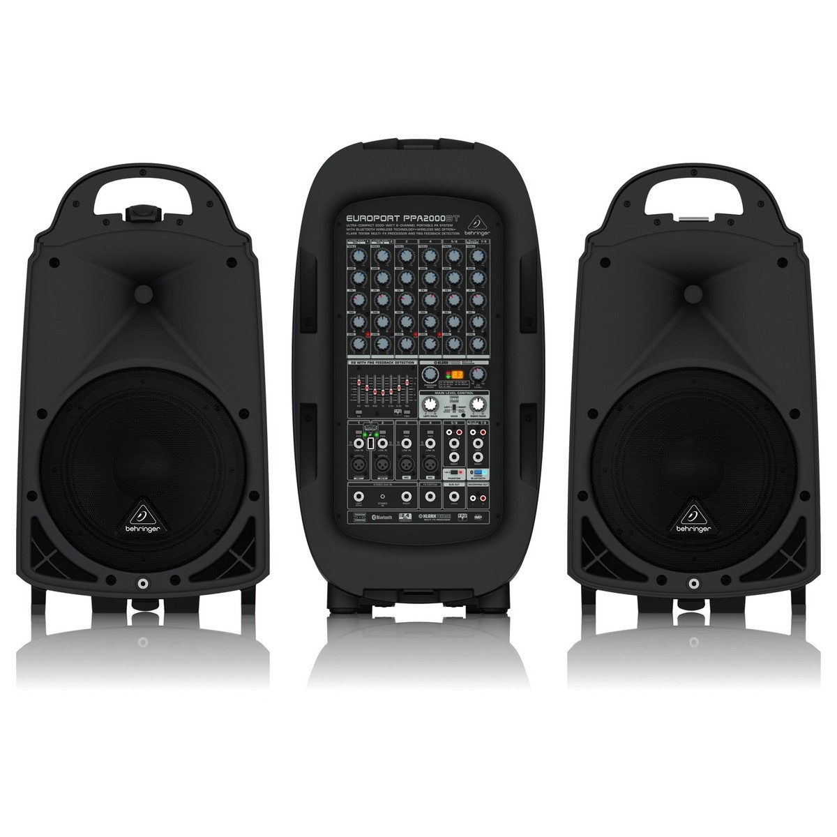 Behringer PPA2000BT 8 Channel Portable PA System