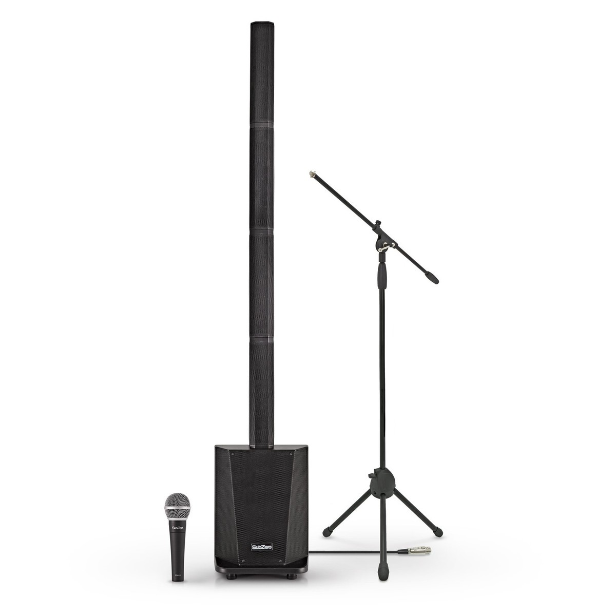 SubZero L410X Bluetooth Column PA System, Microphone Pack