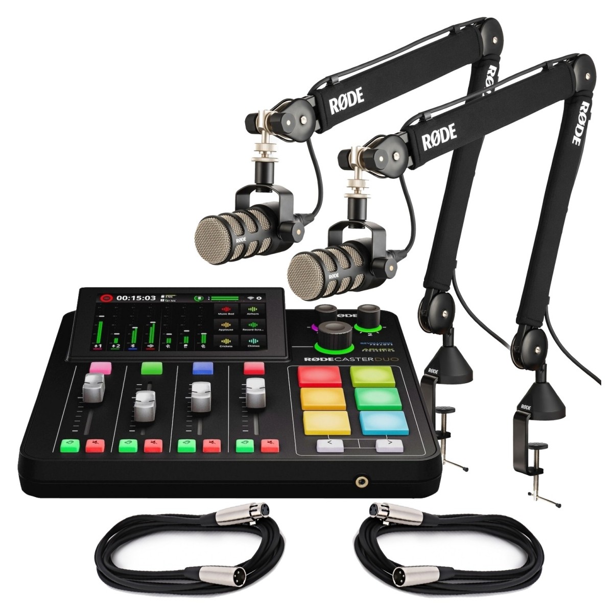 Rode Rodecaster Duo Live-Streaming and Podcasting Bundle