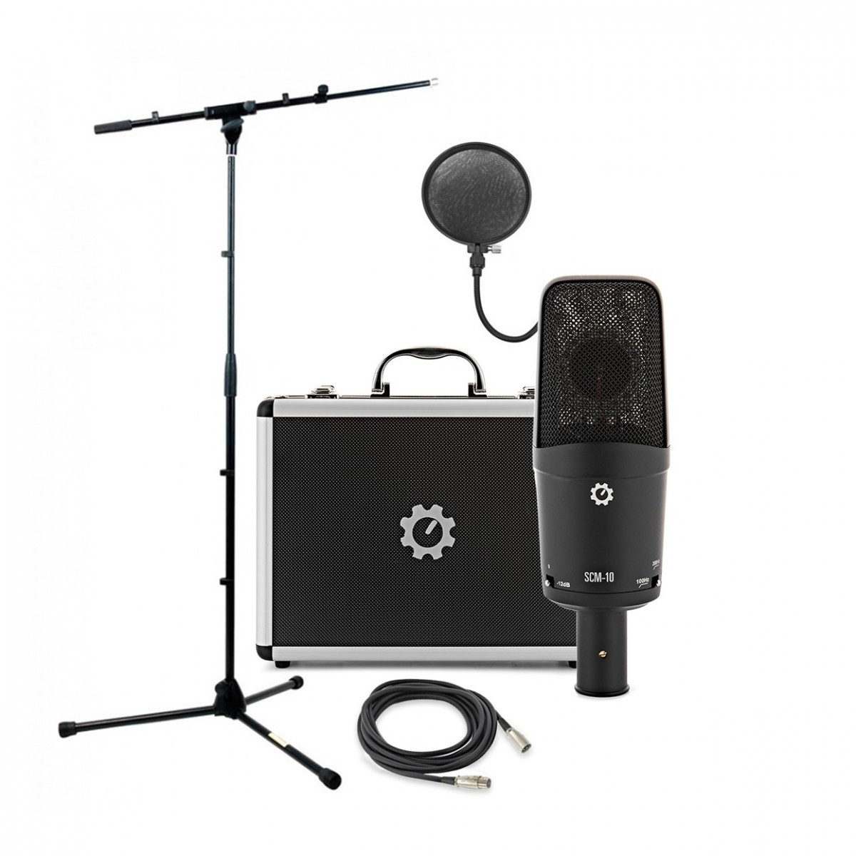 G4M Studio Condenser Microphone, Home Recording Pack