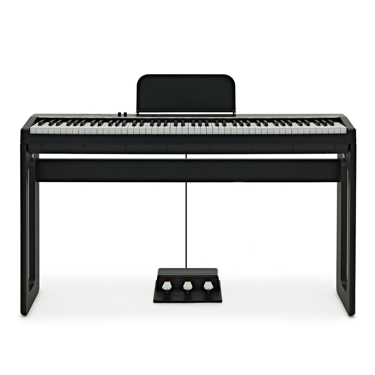 Keynote Compact Digital Upright Piano with Bluetooth, Black