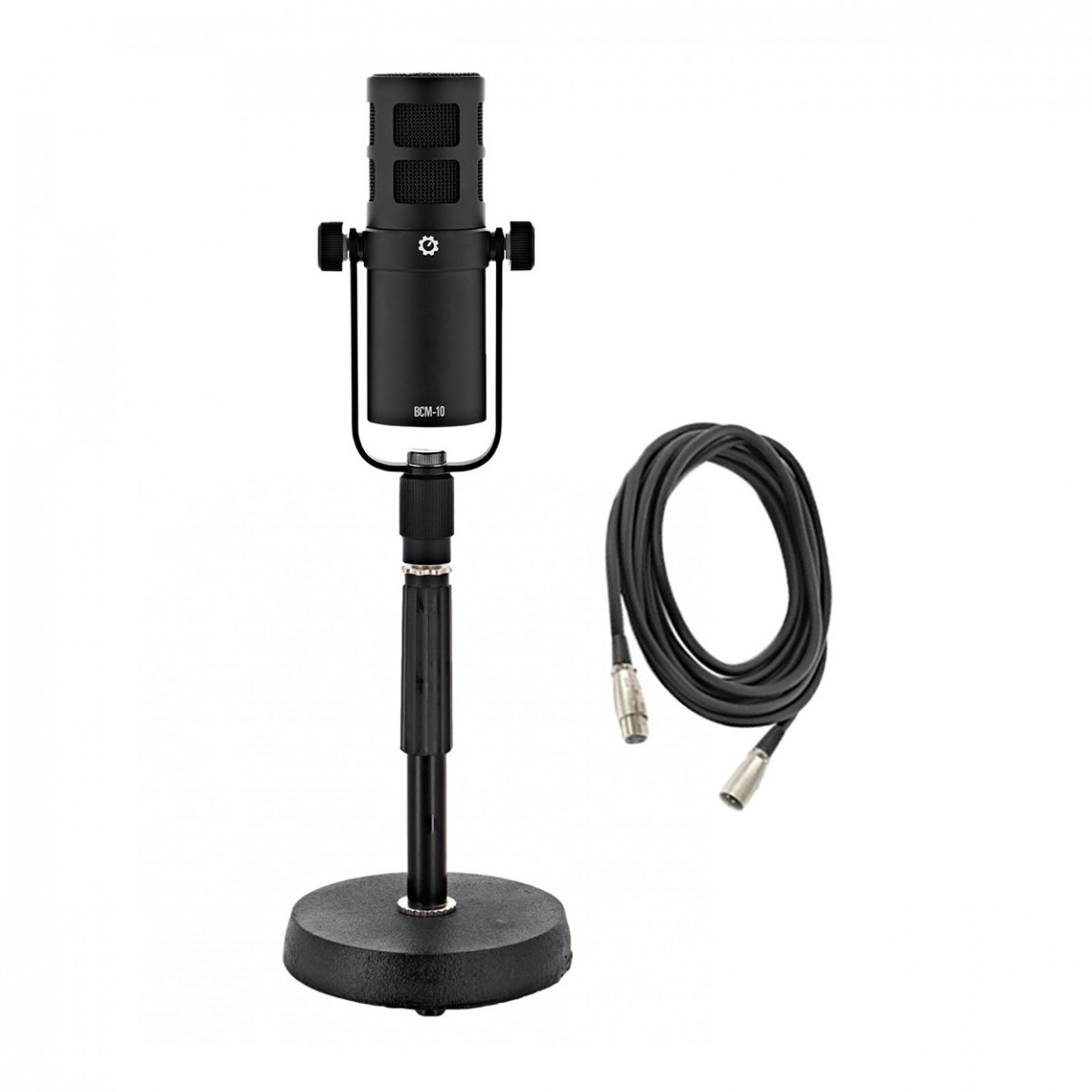 G4M Dynamic Broadcast Microphone with USB, Desktop Pack
