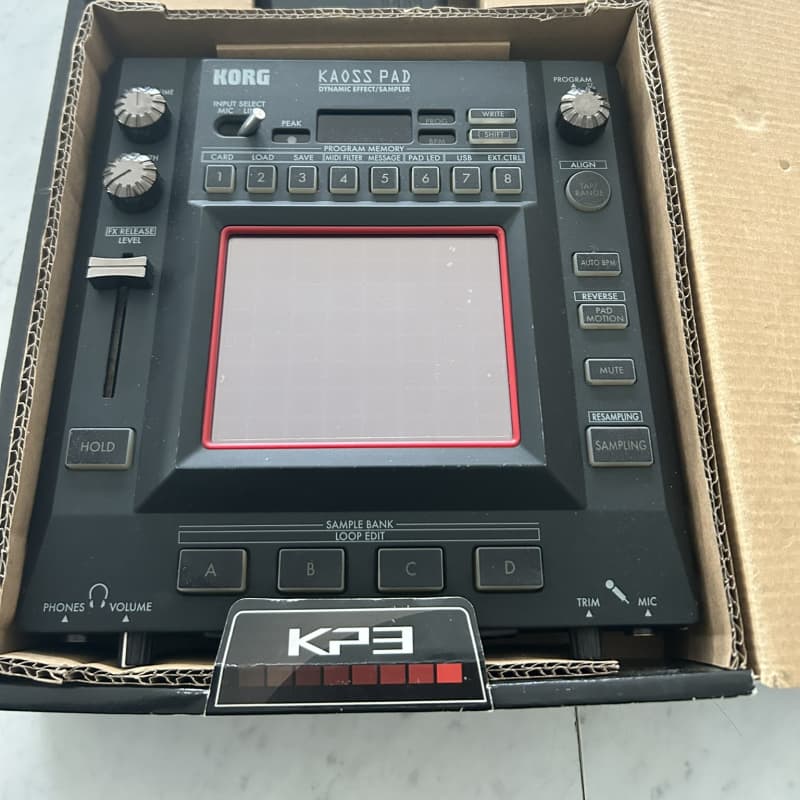 2000s Korg KP3 Kaoss Pad 3 Dynamic Effect / Sampler Black