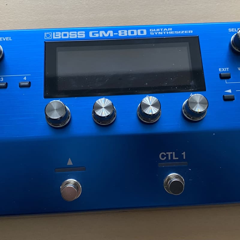 2023 - Present Boss GM-800 Guitar Synthesizer Blue