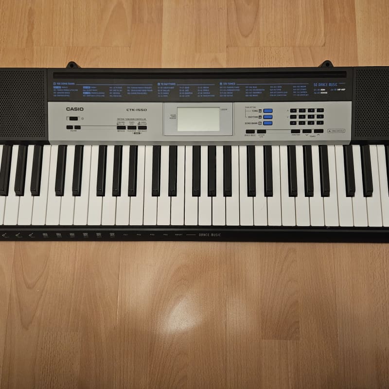 2010s Casio CTK-1500 61-Key Keyboard Black