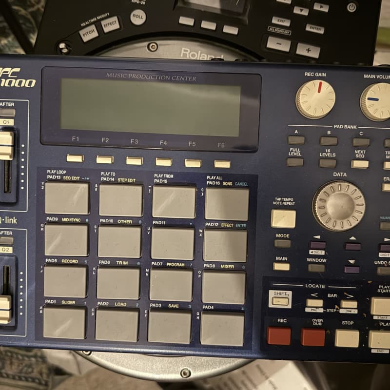 2004 - 2013 Akai MPC1000 Music Production Center Blue