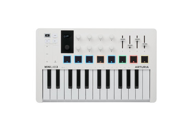 Arturia MiniLab 3 25-note MIDI Keyboard & Controller White