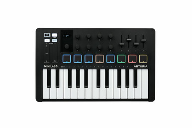 Arturia MiniLab 3 25-Note MIDI Keyboard & Controller in Black