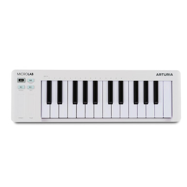 Arturia Microlab MK3 25 Key MIDI Keyboard & Controller in White