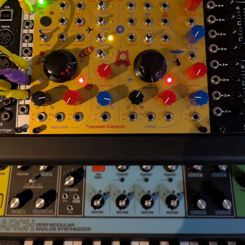 2010 - Present Endorphin.es Furthrrrr Generator Eurorack Synth...