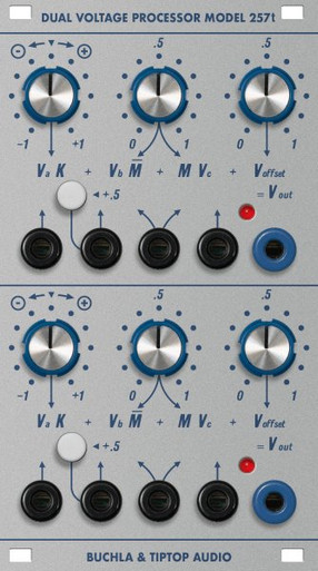 Buchla & Tiptop Audio 257t Dual Voltage Processor