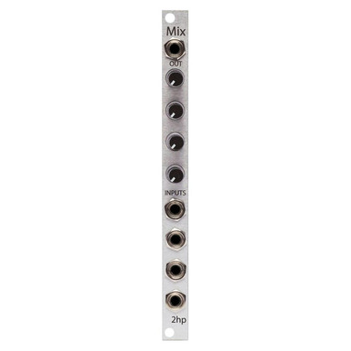 2hp Mix 4-Channel Mixer Eurorack Module