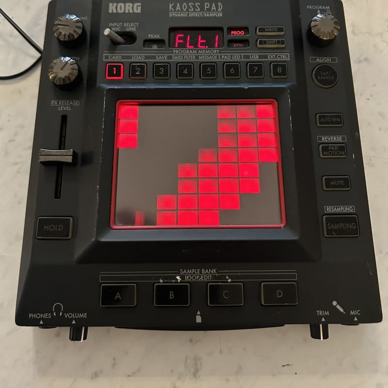 2000s Korg KP3 Kaoss Pad 3 Dynamic Effect / Sampler Black