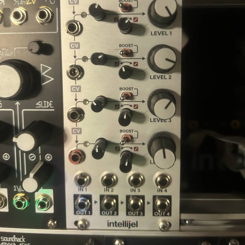 2017 - Present Intellijel Quad VCA Eurorack Synth Module White