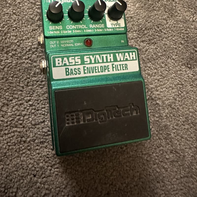 2010s DigiTech X-Series Bass Synth Wah Envelope Filter Green