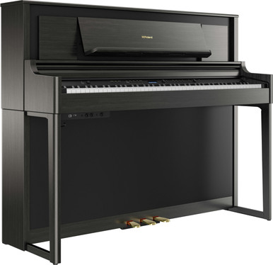 B Stock : Roland LX706-CH Upright Digital Piano in Charcoal Black 002
