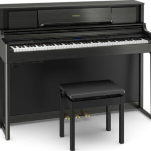 Roland LX705-CH Upright Digital Piano in Charcoal Black