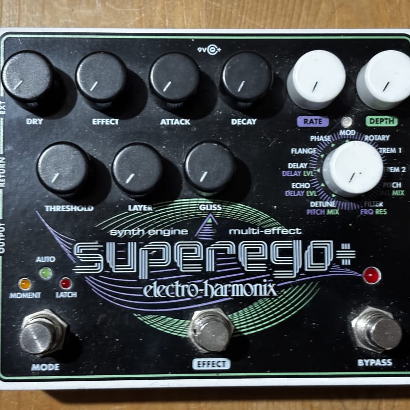 2017 - Present Electro-Harmonix Superego Plus Synth Engine/Mul...