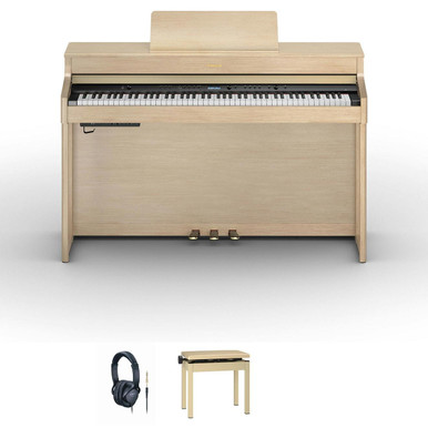 Roland HP702 Digital Piano in Cream Bundle