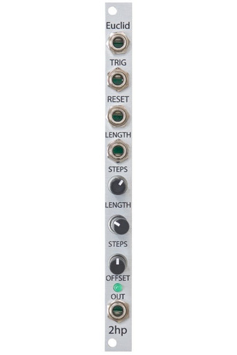2hp Euclid - Eurorack Euclidian Rhythm Generator