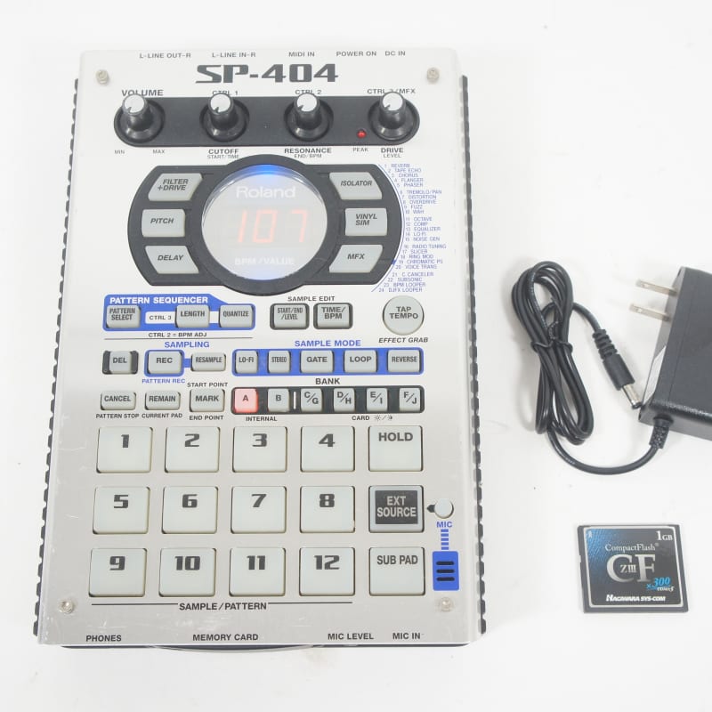 2005 - 2008 Roland SP-404 Sampler Silver