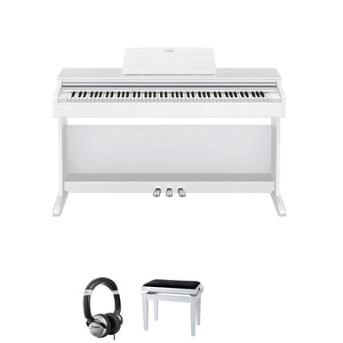 Casio AP-270 Digital Piano in White Bundle
