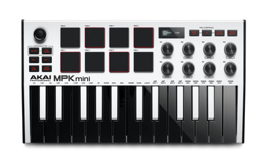 Akai MPK Mini MK3 MIDI Keyboard & Controller In White