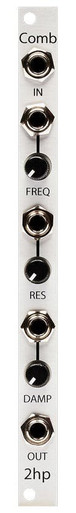 2hp Comb Eurorack Comb Filter Module