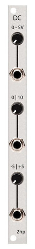 2hp DC Offset Generator Eurorack Module