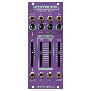 Dreadbox Nostalgia - 3 Stage Delay Chromatic Series Eurorack Module
