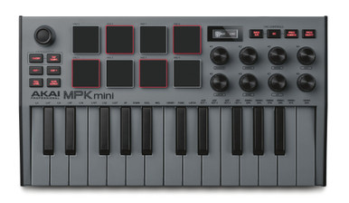 Akai MPK Mini MK3 MIDI Keyboard & Controller In Special Edition Grey
