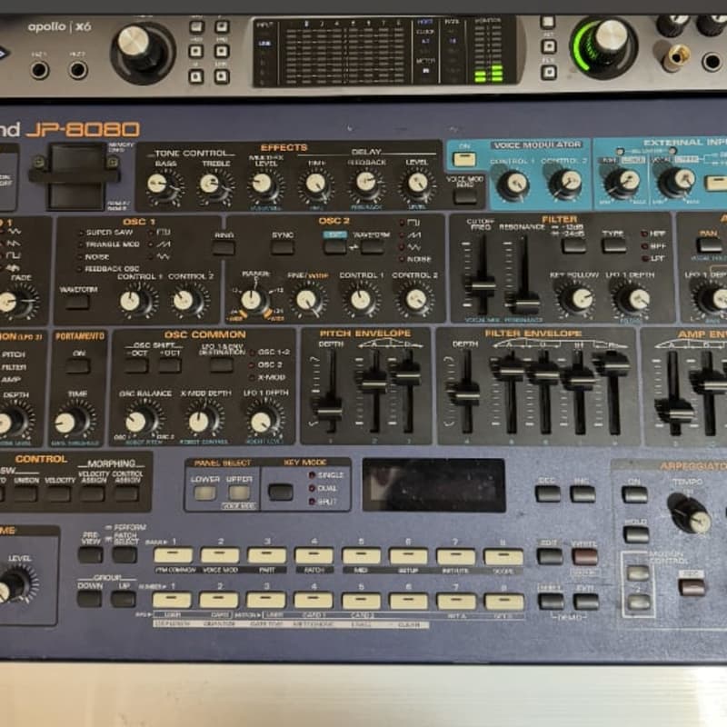 1998 - 2002 Roland JP-8080 Synthesizer Module Black