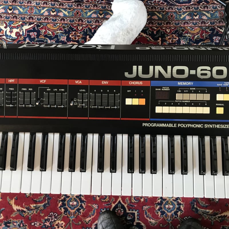 1982 - 1984 Roland Juno-60 61-Key Polyphonic Synthesizer Black