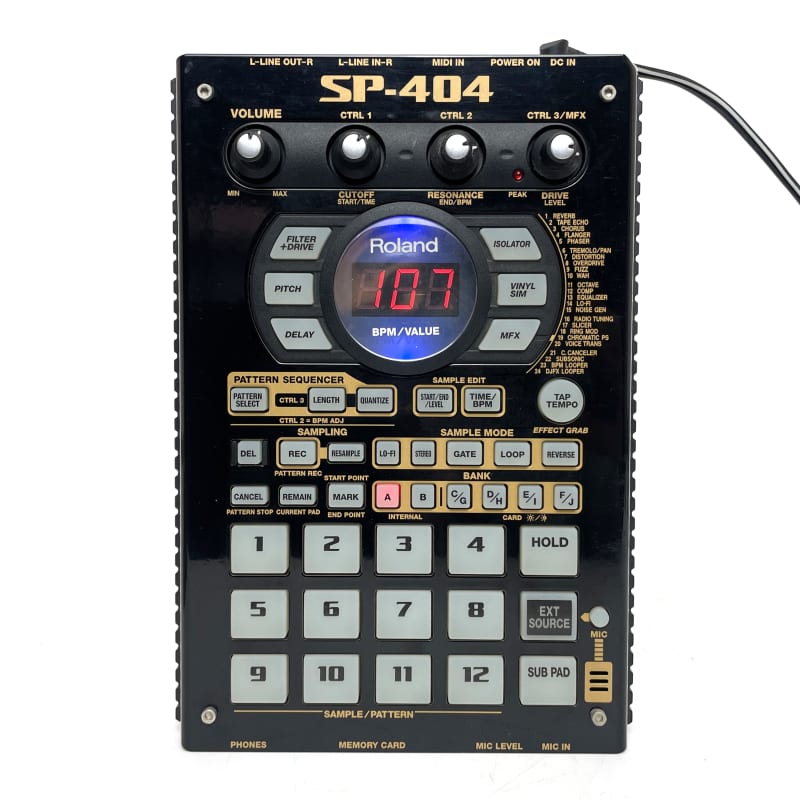 2005 - 2008 Roland SP-404 Sampler Black