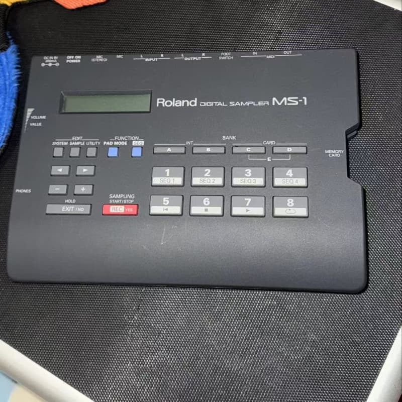 1990s Roland MS-1 Digital Sampler Black